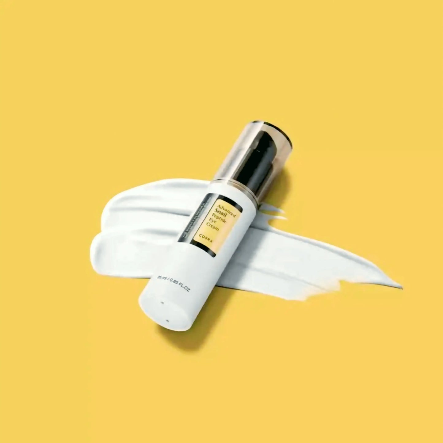 Advanced Snail Peptide Eye Cream da COSRX – creme de olhos k-beauty com mucina de caracol e péptidos para hidratação profunda, ação anti-idade e redução de papos e olheiras. Ideal para pele seca e madura. Cosmética coreana disponível em Portugal