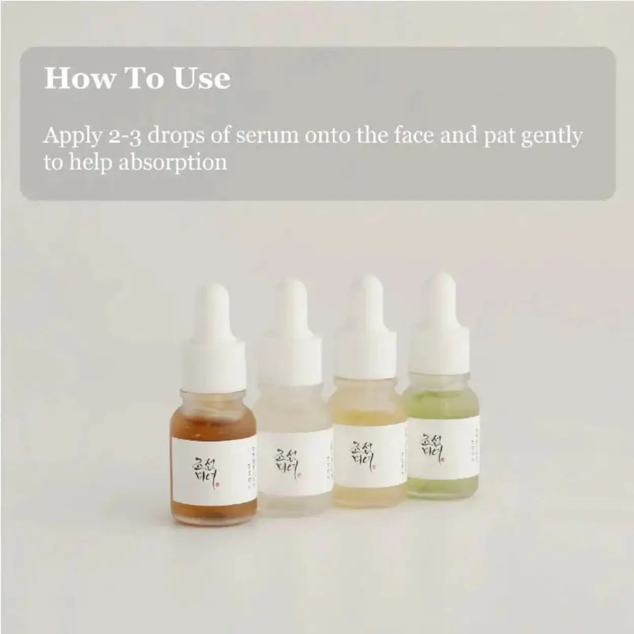 Beauty of Joseon Hanbang Serum Discovery Kit com descrição do uso – séruns coreanos multifuncionais para hidratação, luminosidade, poros e firmeza, com ingredientes naturais e fórmula suave, cosmética coreana, skincare k-beauty Portugal