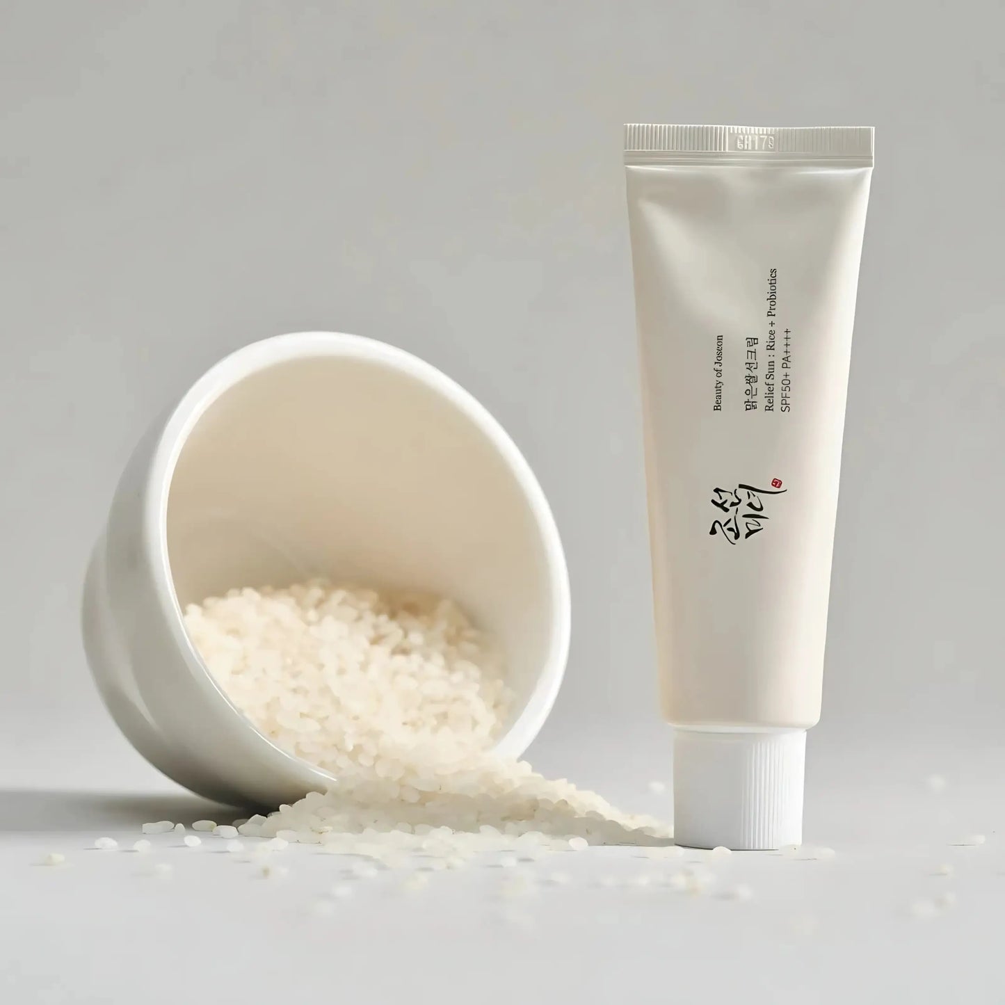 Beauty of Joseon Relief Sun: Rice + Probiotics com taça de arroz – protetor solar nutritivo, ajuda a reforçar a barreira cutânea e proteger contra raios UV, cosmética coreana, skincare k-beauty Portugal