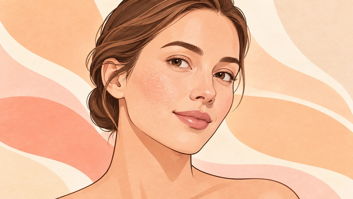 Pele seca — retrato ilustrado