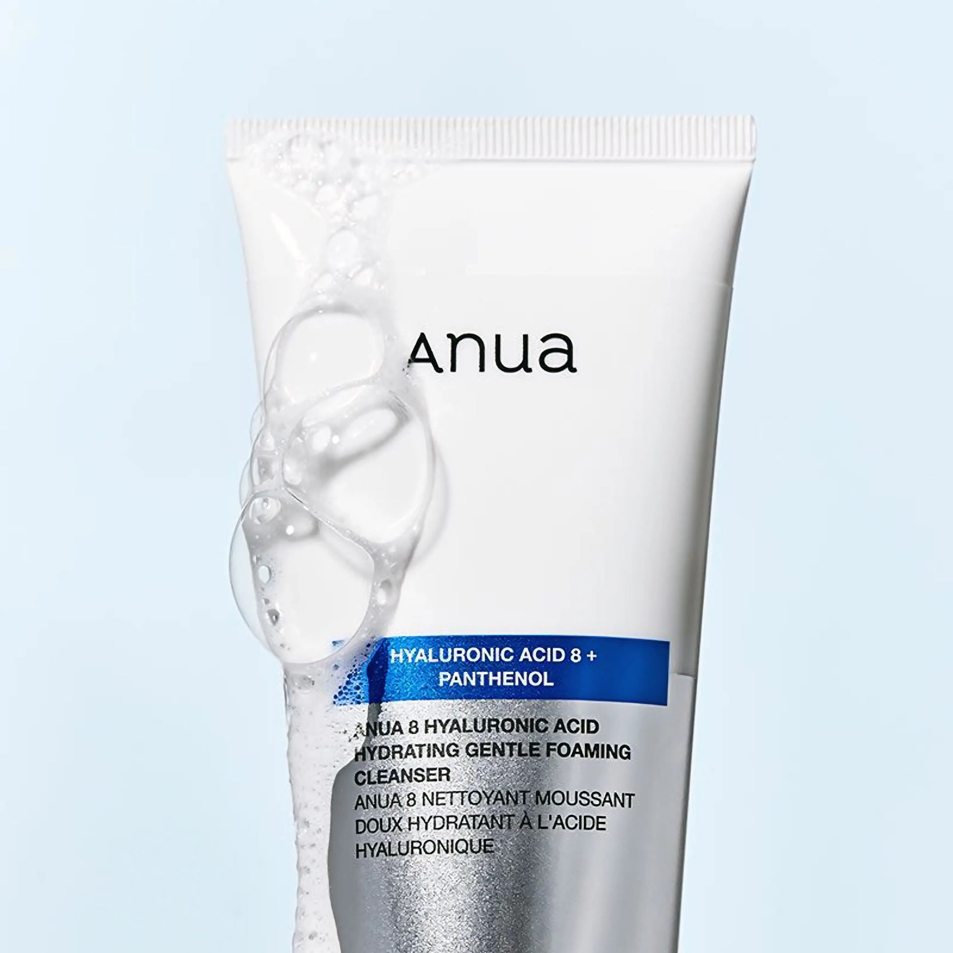 8 Hyaluronic Acid Foaming Cleanser da Anua espuma facial coreana ácido hialurónico pele sensível skincare Portugal