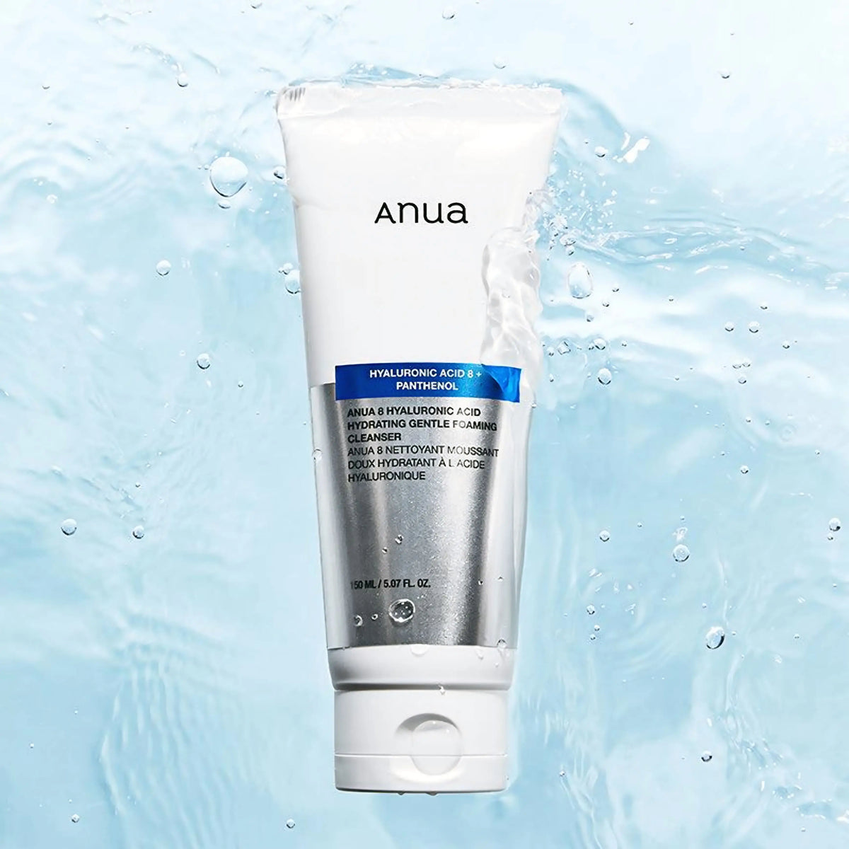 8 Hyaluronic Acid Foaming Cleanser da Anua espuma facial coreana ácido hialurónico hidratação cosmética coreana Portugal