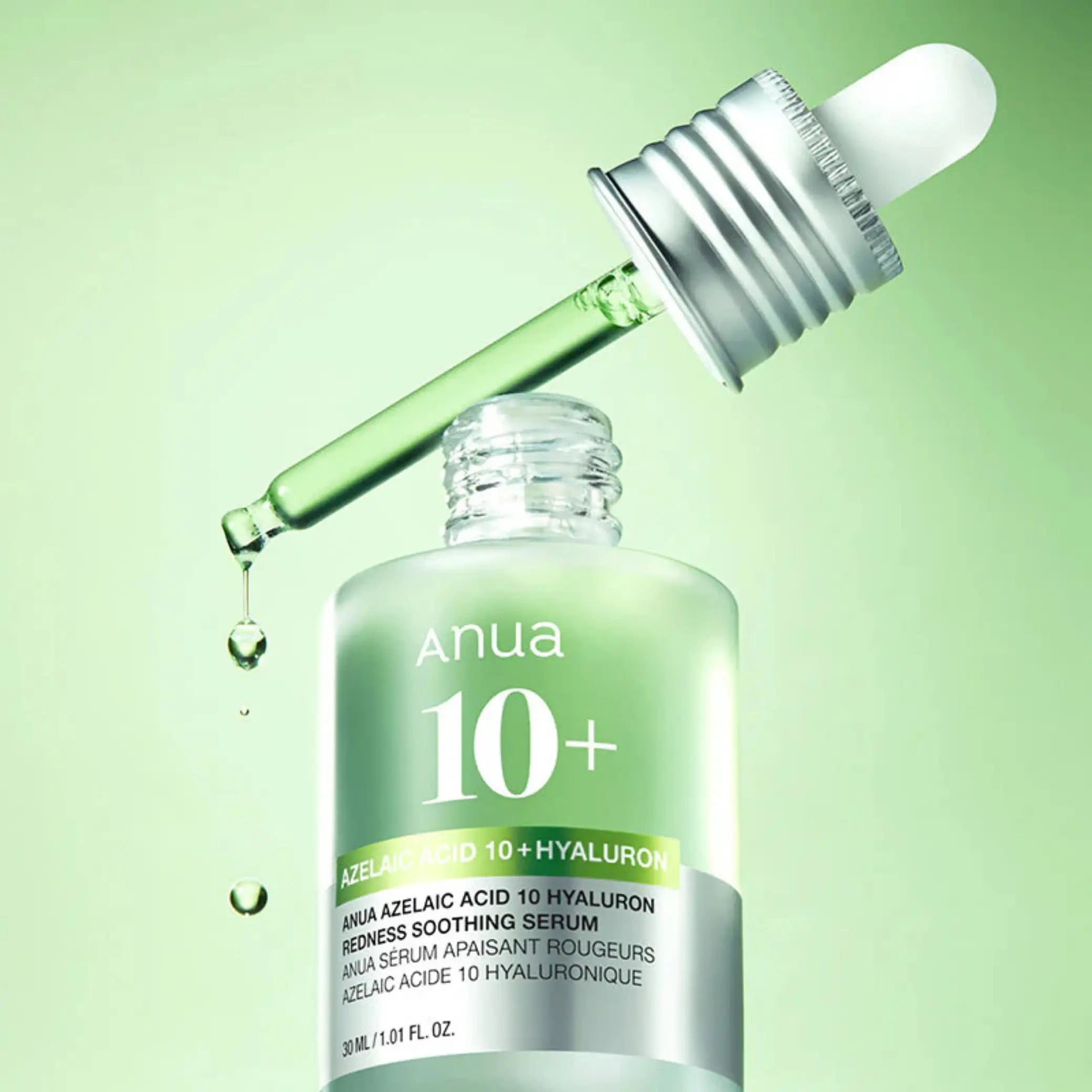 Azelaic Acid 10 Hyaluron Redness Soothing Serum ANUA sérum coreano 10% ácido azeláico pele calmada cosmética coreana Portugal