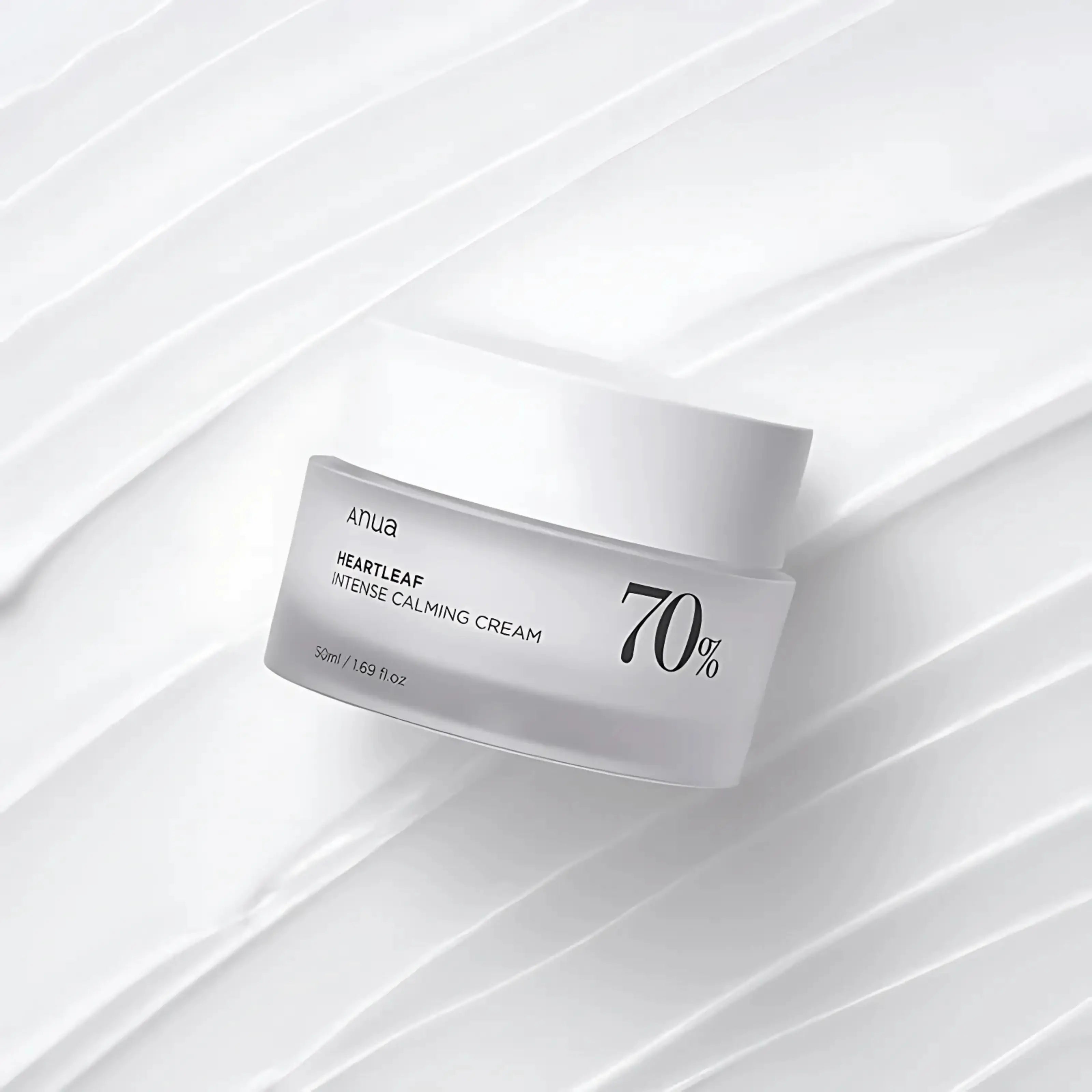 Heartleaf 70% Intense Calming Cream ANUA creme facial coreano heartleaf pele macia e fresca cosmética coreana Portugal