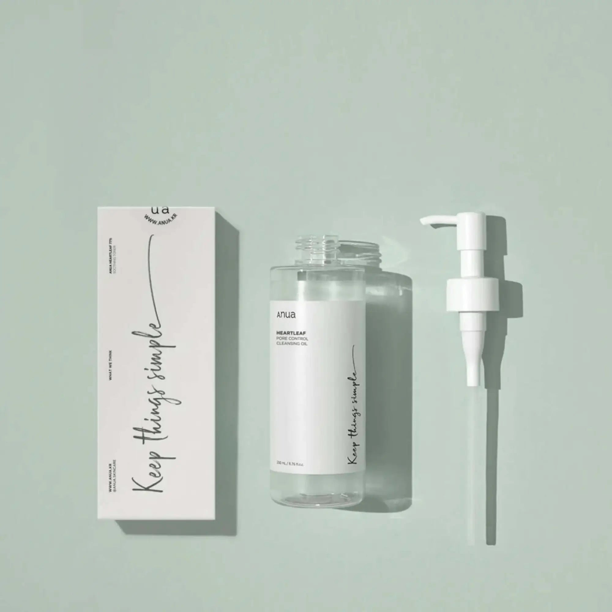 Heartleaf Pore Control Cleansing Oil ANUA óleo de limpeza coreano heartleaf equilibrar oleosidade cosmética coreana Portugal