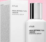 Retinol 0.3% + Niacin Renewing Serum Anua sérum coreano retinol regeneração cutânea cosmética coreana Portugal