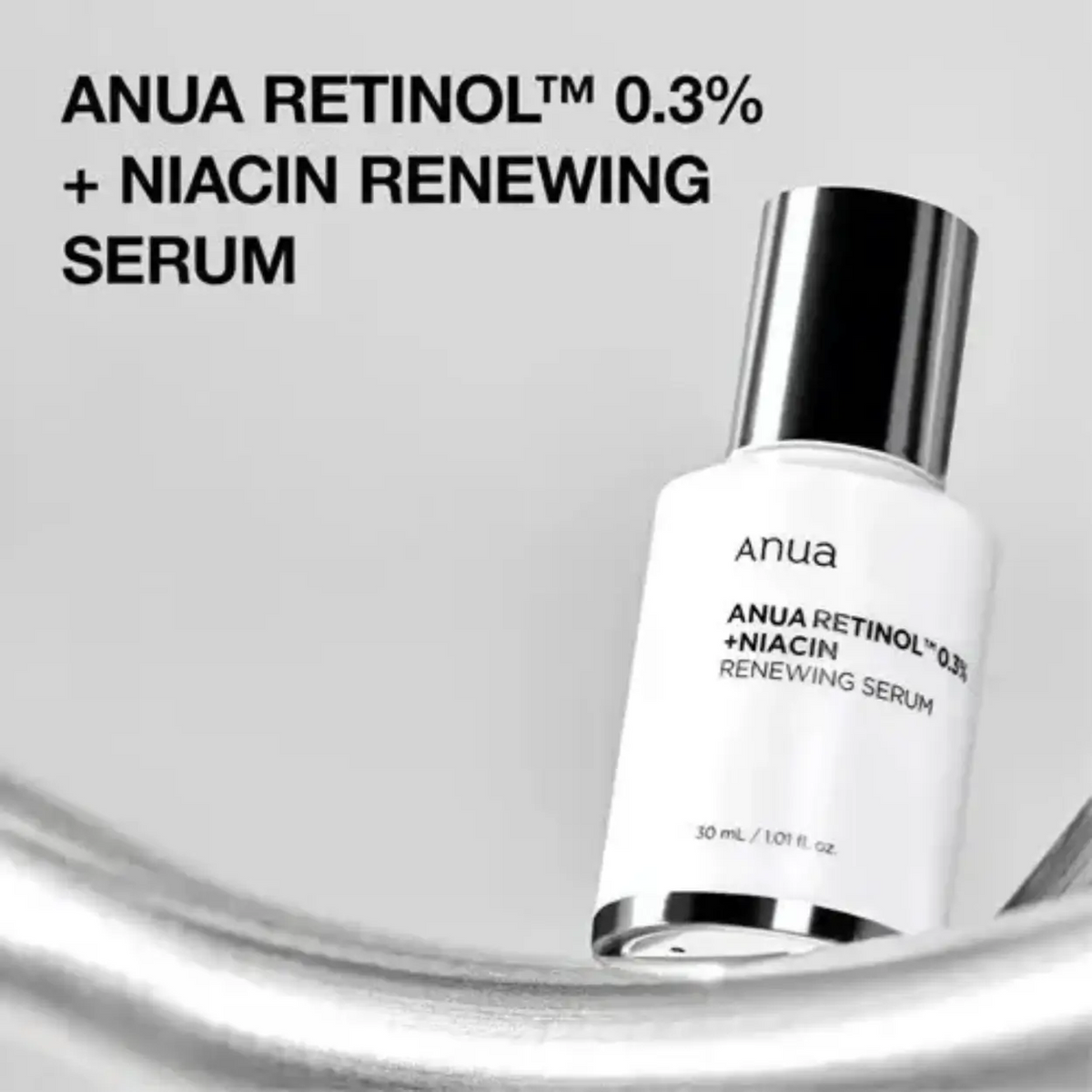 Retinol 0.3% + Niacin Renewing Serum Anua sérum coreano niacinamida luminosidade pele skincare Portugal