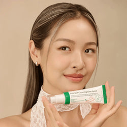 Dark Spot Correcting Glow Serum da AXIS-Y aplicação no rosto luminosidade cosmética coreana Portugal