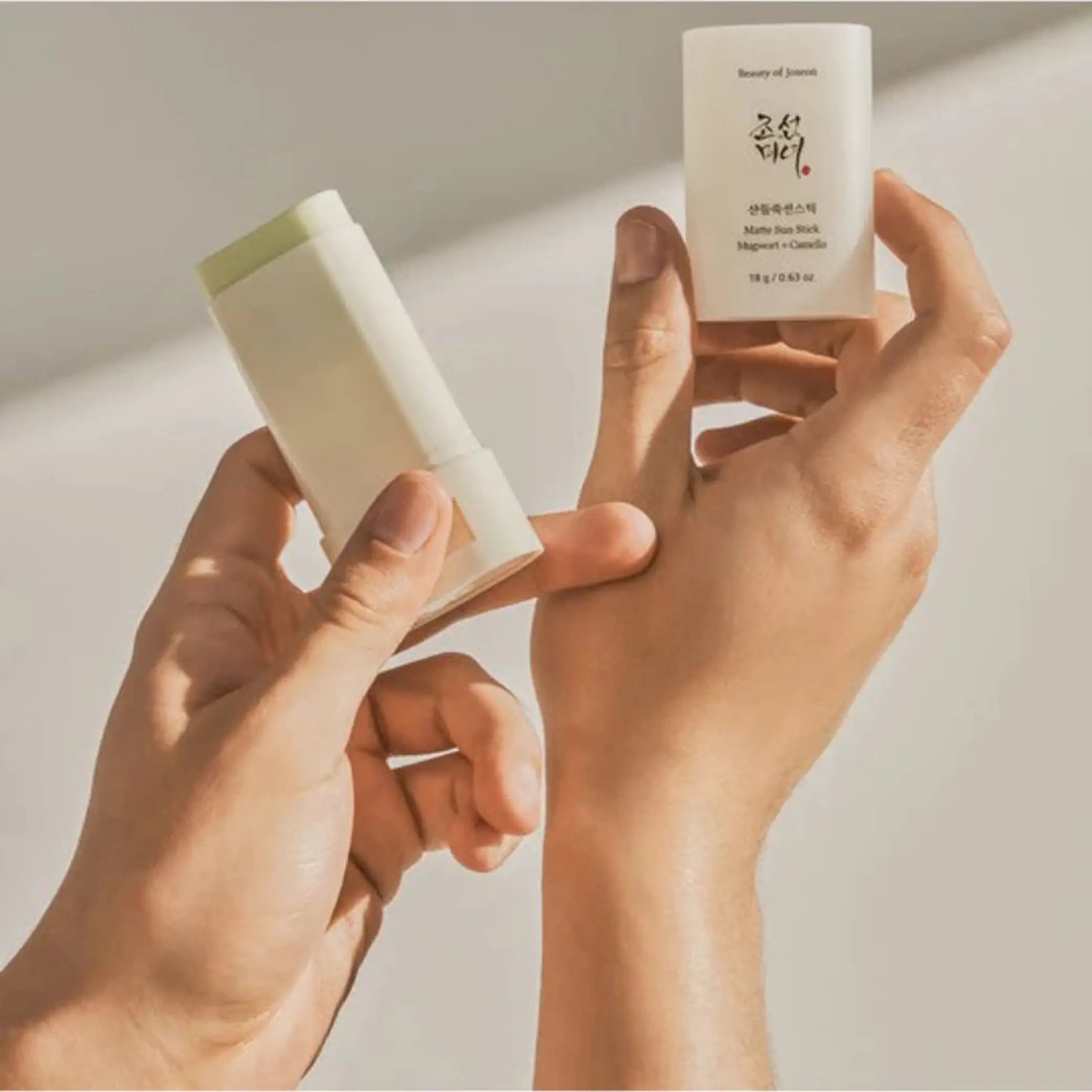 Matte Sun Stick Mugwort Camelia SPF50+ Beauty of Joseon protetor solar coreano artemísia camélia brilho controlado skincare Portugal