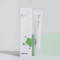 The Real Noni Ultimate Eye Cream da Celimax com caixa e tubo em fundo cinza