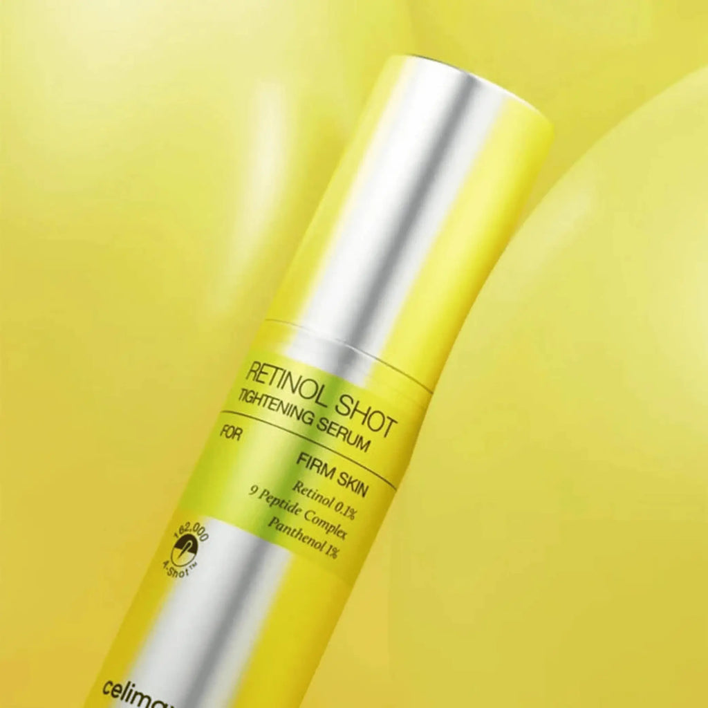 Celimax The Vita-A Retinol Shot Tightening Serum sérum coreano com pantenol e vitamina E textura de gota cosmética coreana Portugal