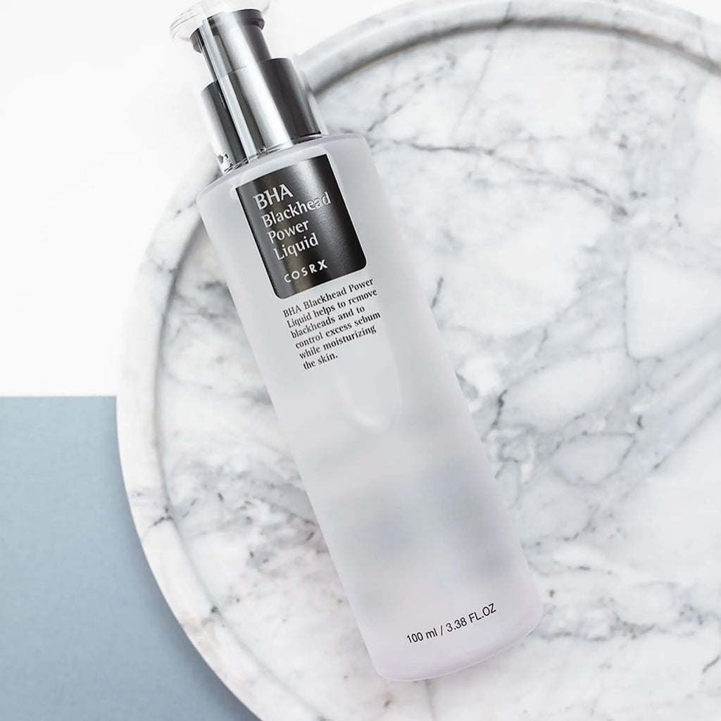 COSRX BHA Blackhead Power Liquid exfoliante facial coreano para poros visíveis e pele equilibrada