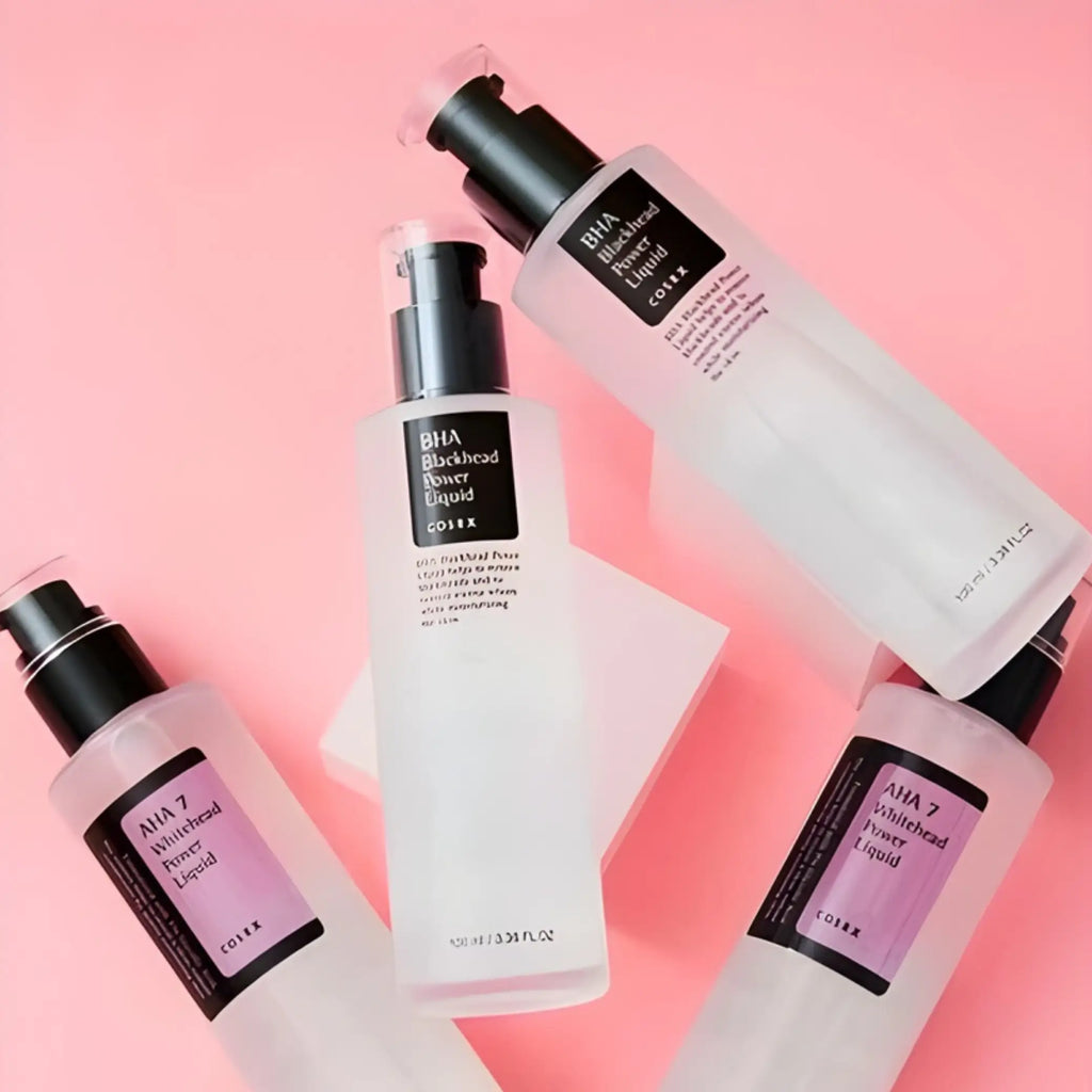 COSRX BHA Blackhead Power Liquid skincare coreano para pontos negros e textura de pele uniforme