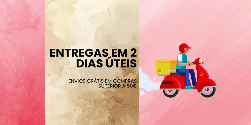 Entregas em 2 dias úteis com envios grátis em compras superiores a 50€ na HaemiSkin