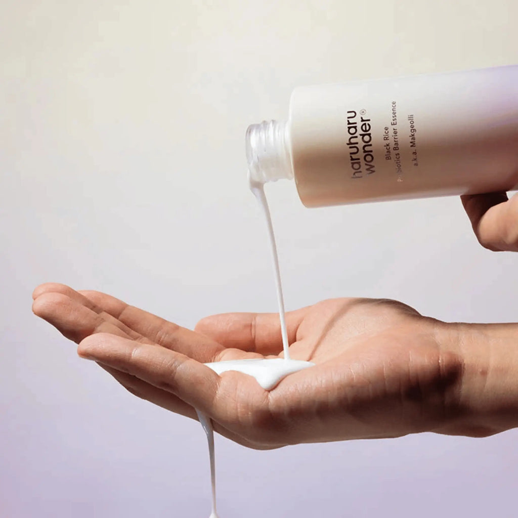 Haruharu Wonder Black Rice Probiotics Barrier Essence essência coreana hidratação profunda pele seca e sensível cosmética coreana Portugal