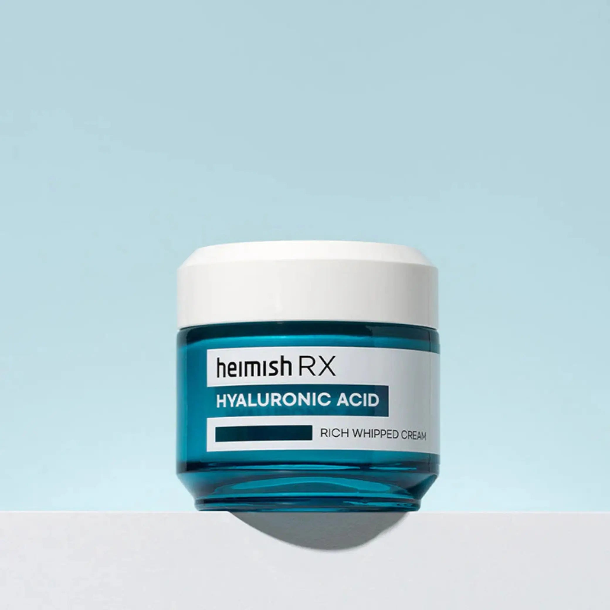 RX Hyaluronic Acid Rich Whipped Cream da Heimish vista frontal em fundo minimalista
