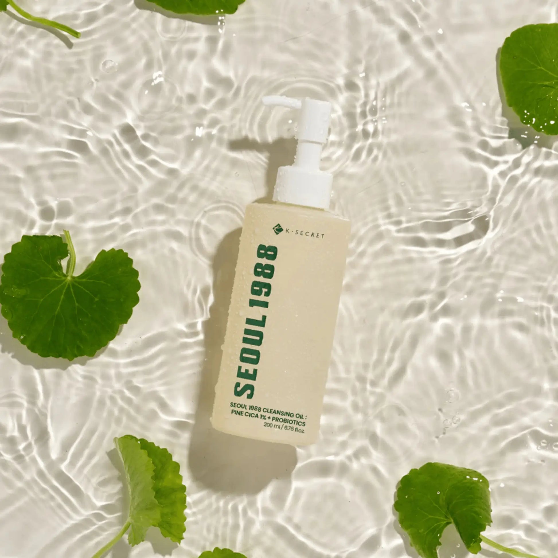 Cleansing Oil Pine Cica 1% + Probiotics da K-SECRET óleo coreano purificante com cica skincare cosmética coreana Portugal