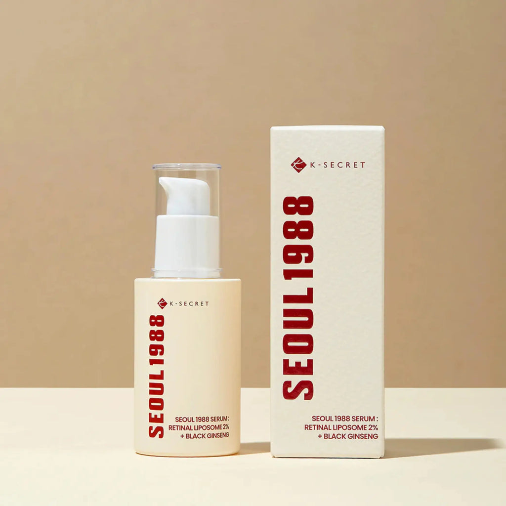 K-SECRET Retinal Liposome 2% + Black Ginseng sérum coreano firmeza e luminosidade skincare Portugal