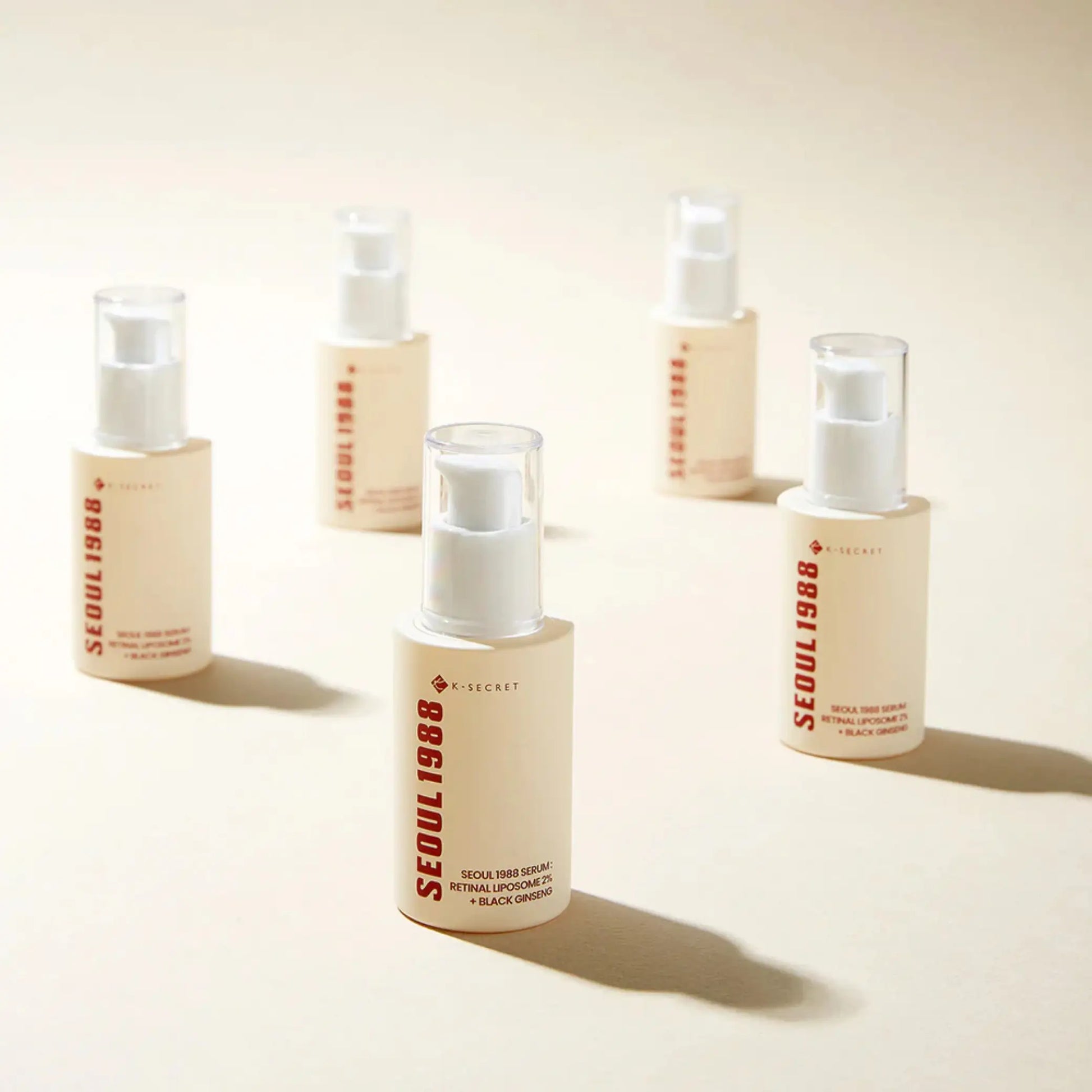 K-SECRET Retinal Liposome 2% + Black Ginseng sérum coreano firmeza e pele luminosa rotina Portugal