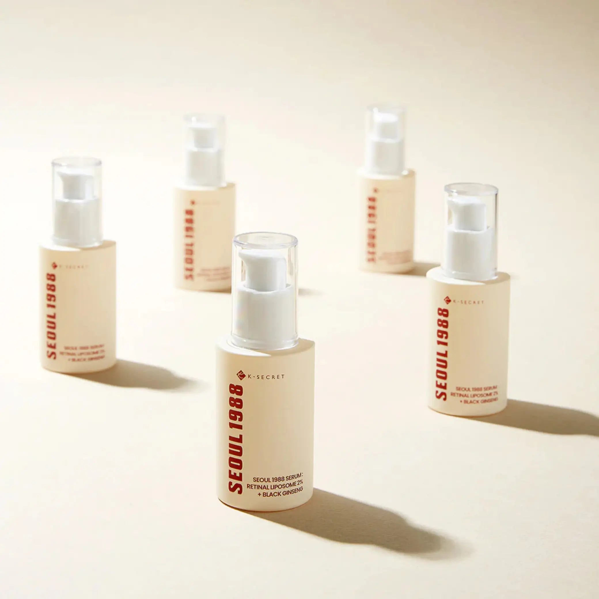 K-SECRET Retinal Liposome 2% + Black Ginseng sérum coreano firmeza e pele luminosa rotina Portugal