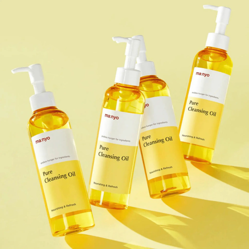 Pure Cleansing Oil ma:nyo óleo de limpeza coreano 14 óleos vegetais pele confortável skincare Portugal
