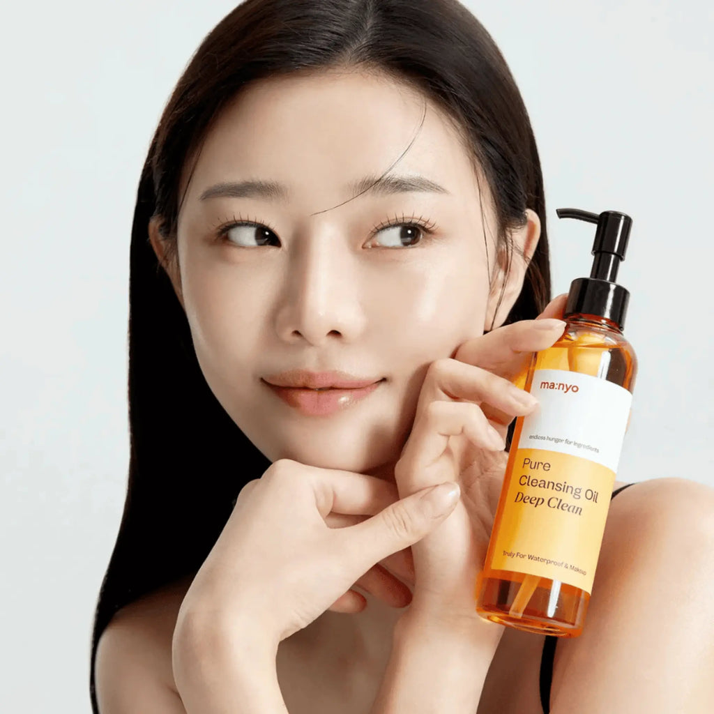 Pure Cleansing Oil Deep Clean ma:nyo óleo de limpeza coreano purificante pele mista skincare Portugal