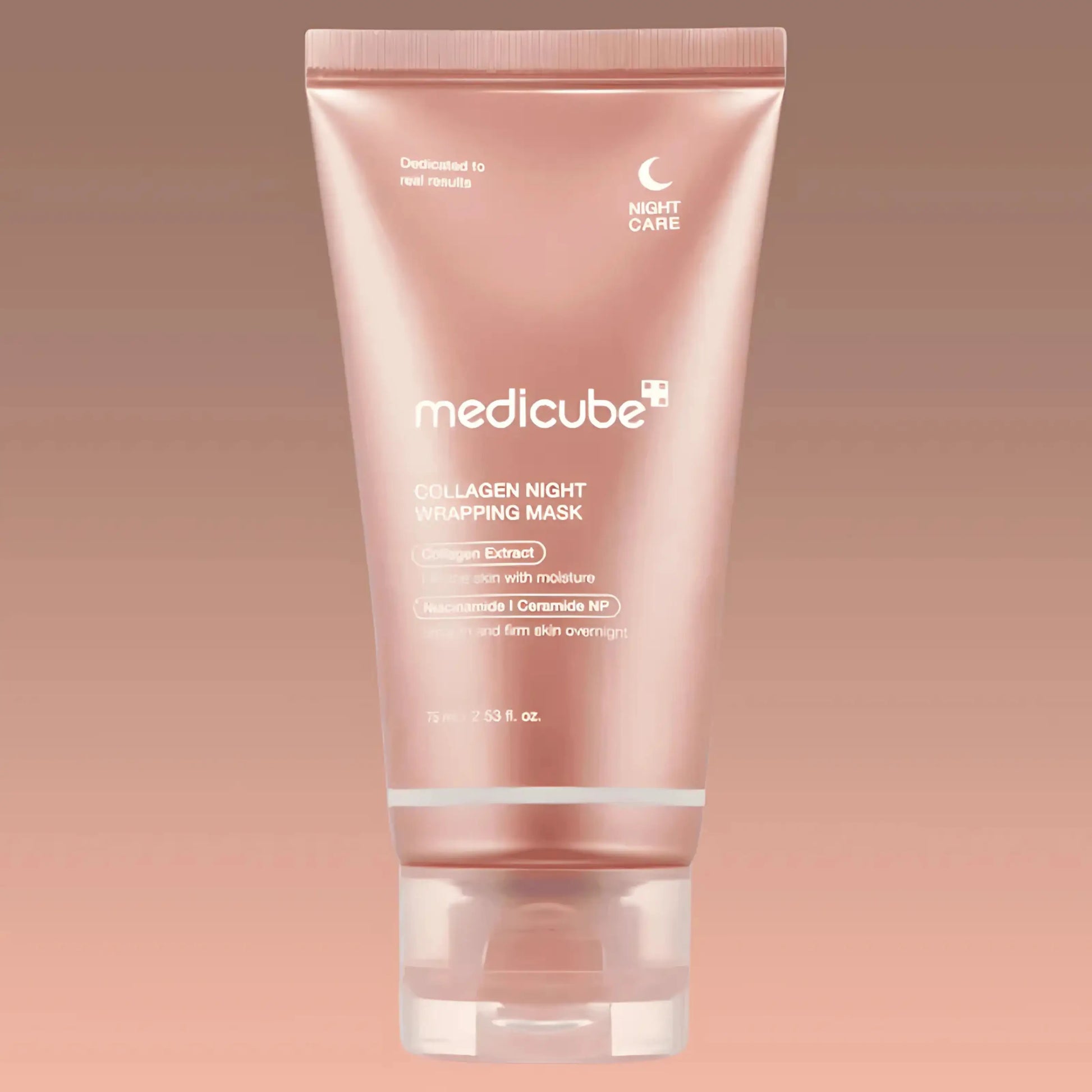 Medicube Collagen Night Wrapping Mask – máscara de noite coreana com ingredientes reparadores para uma pele suave, firme e rejuvenescida, cosmética coreana e skincare noturno
