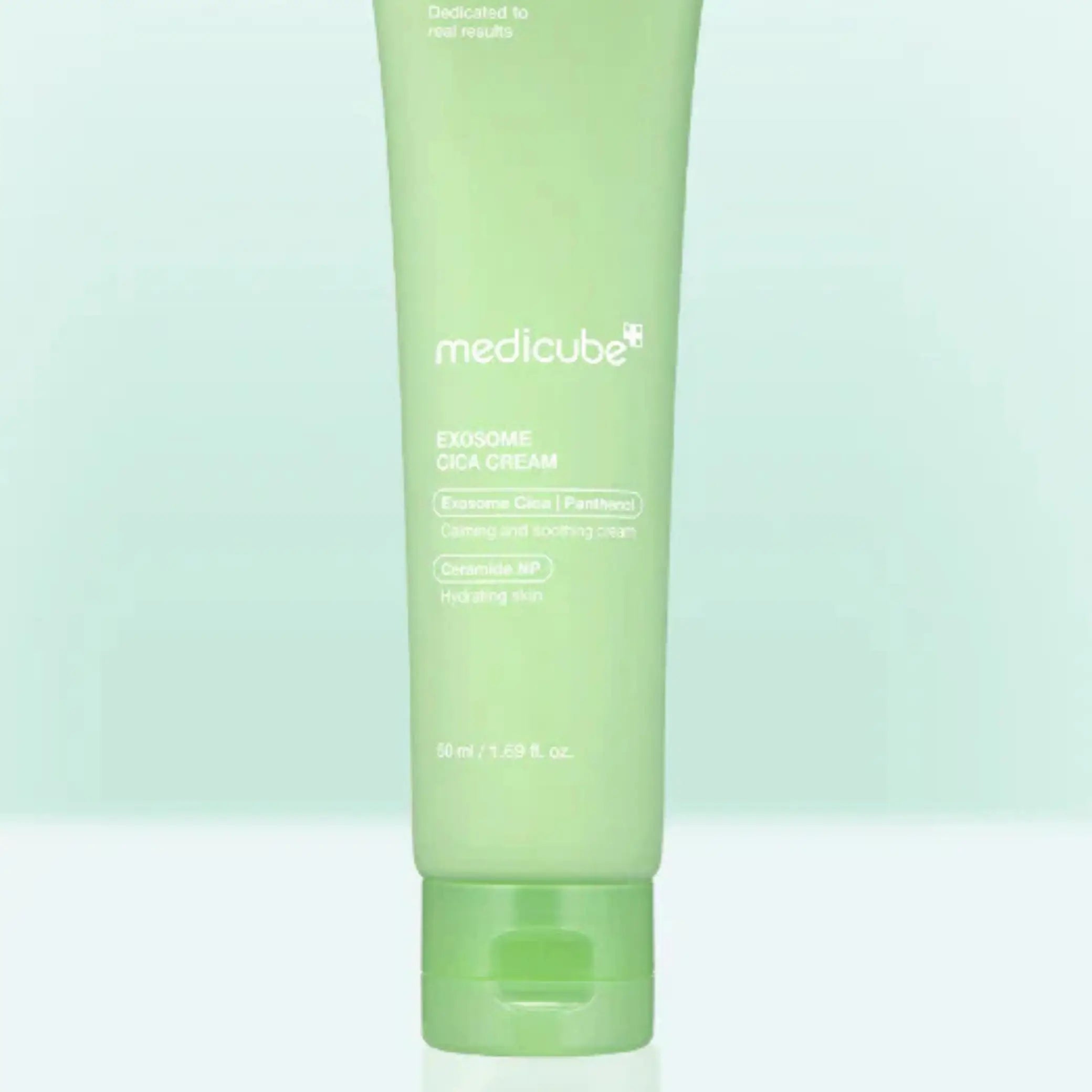 Medicube – Exosome Cica Cream, textura leve que reforça a barreira cutânea sem pesar, cosmética coreana skincare Portugal