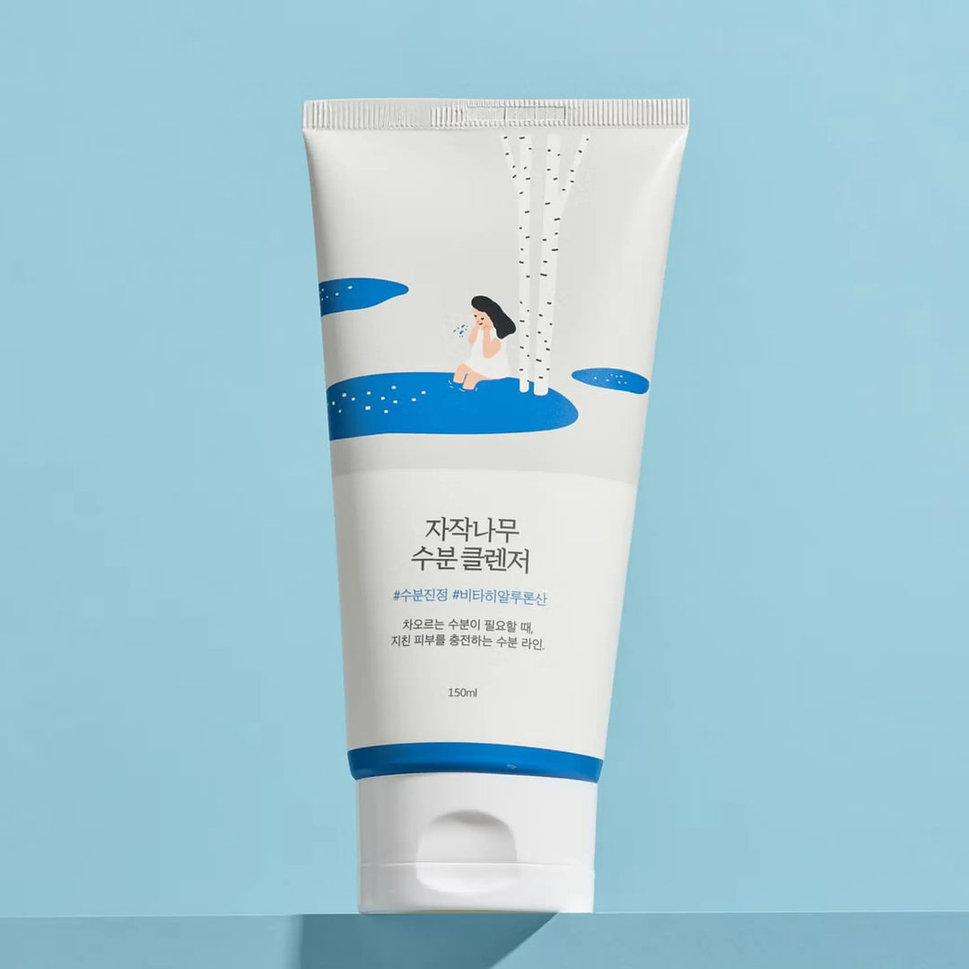 Birch Juice Moisturizing Cleanser da Round Lab espuma hidratante suave skincare cosmética coreana Portugal