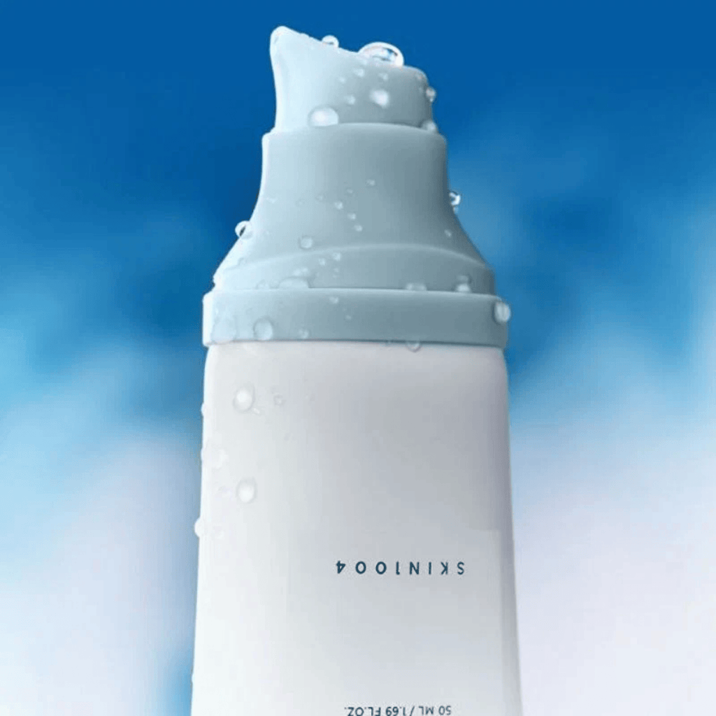 SKIN1004 Hyalu-Cica Water-Fit Sun Serum protetor solar coreano acabamento leve sob maquilhagem cosmética coreana Portugal