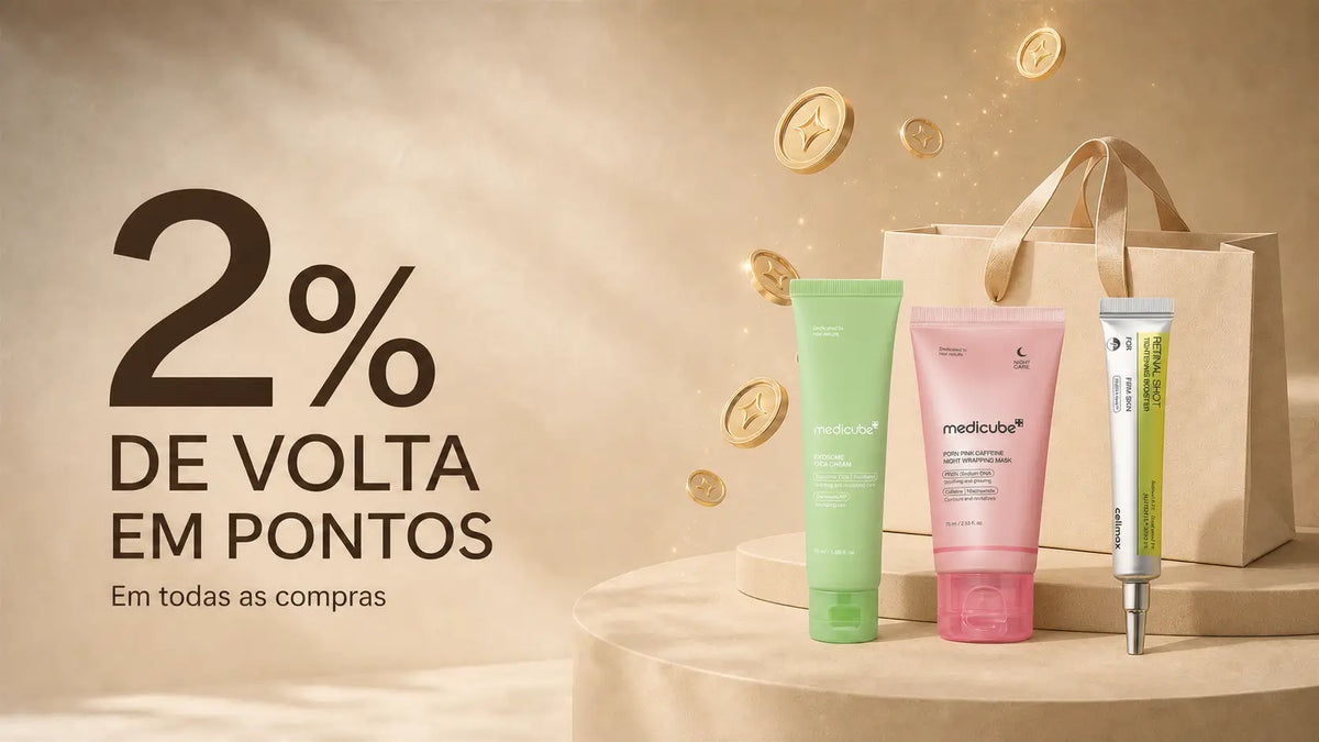 Programa de Pontos HaemiSkin - ganha 2% de volta em pontos em todas as compras