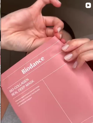 Biodance Bio-Collagen Real Deep Mask - máscara facial coreana de colagénio disponível na HaemiSkin