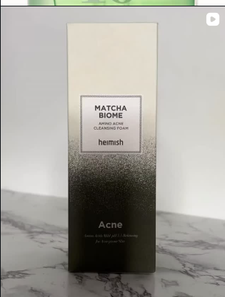 heimish Matcha Biome Amino Acid Cleansing Foam Acne - espuma de limpeza facial coreana disponível na HaemiSkin